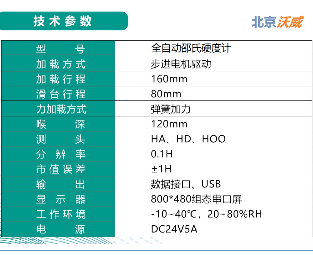 全自动橡胶硬度计技术参数