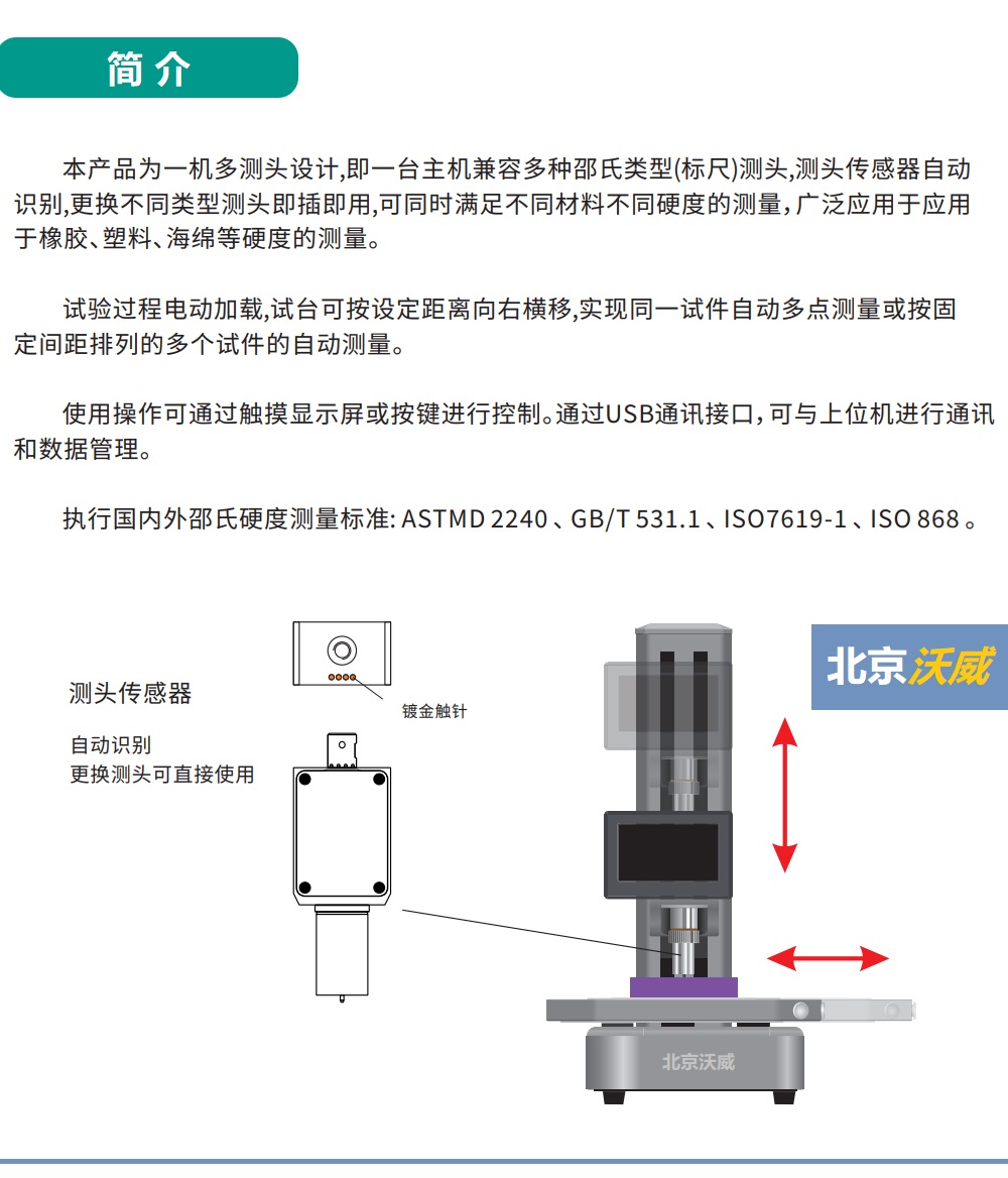 全自动橡胶硬度计简介