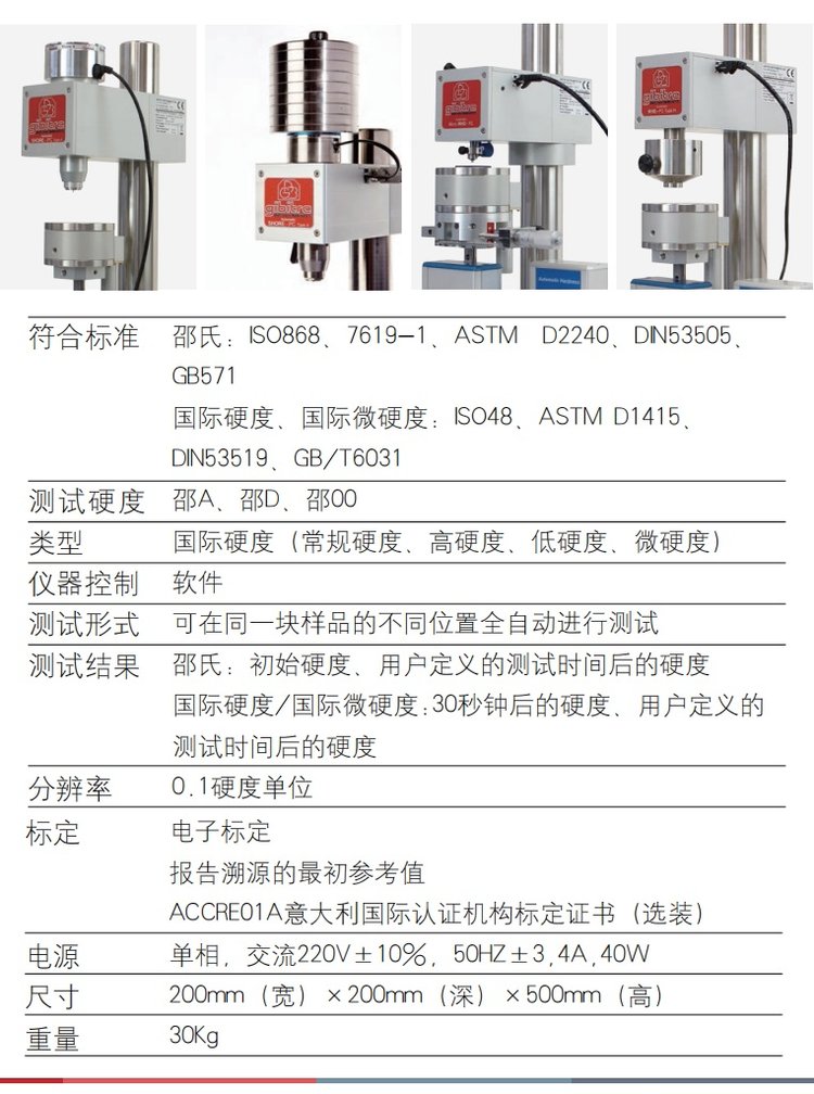 Gibitre台式邵氏硬度计